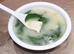 豆腐青菜汤