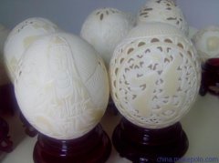 鸵鸟蛋雕刻