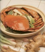 姜葱蟹煲